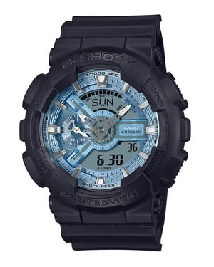 Casio G-shock Heren Zwarte Horloge GA-110CD-1A2ER