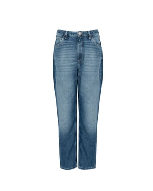 Guess Jeans Mom Fit Vrouw blauw