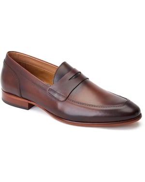 Base London Bruno Leren Heren Boombijn Loafers