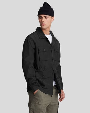 Lyle & Scott gitzwart veldjack