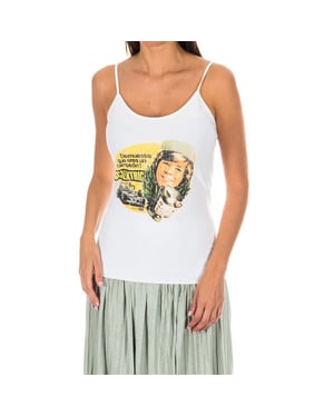 Dunne tanktop met ronde hals ADM0027 vrouw