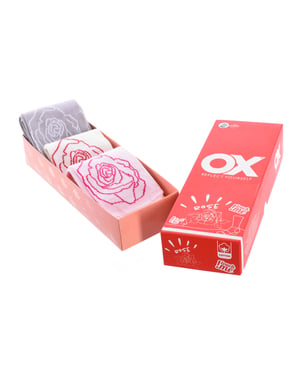 Set van 6 lage sokken OX met frisse geuren