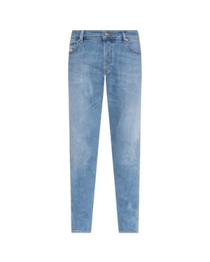 Diesel D-Yennox taps toelopende lichtblauwe jeans