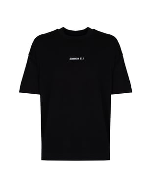 Les Hommes T-Shirt Happy Pictures Mannen zwart