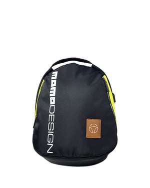 Momo Design Rugzak BLACK AND COGNAC