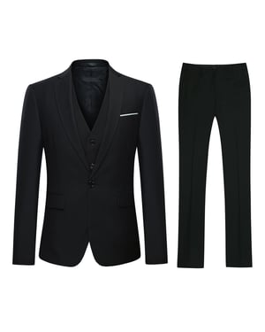 Marron premium kwaliteit slim-fit 3-delig pak