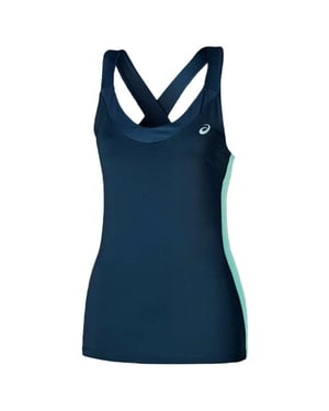 Asics Padel Dames Blauw Vest