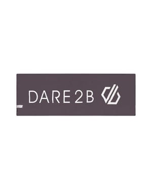 Dare 2B Unisex Microvezel Yoga Mat Handdoek voor volwassenen (Zwart)