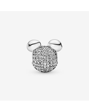 Pandora 'Disney Mickey Mouse & Minnie Mouse' Dames 925 Sterling Zilveren Bedel - Zilver 797495CZ
