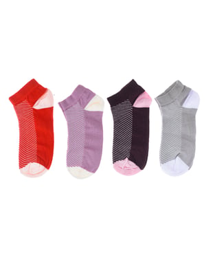 4er-Pack Damen-Söckchen, Damen-Kurzsocken