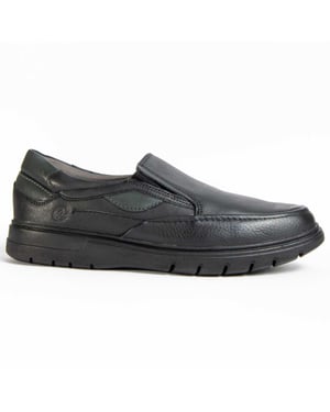 Purapiel mocassin Confore2 zwart