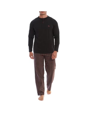 KLP4 Heren Lange Mouw Winterpyjama