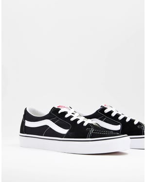 Vans Dames Sk8-Low Sneakers In Zwart