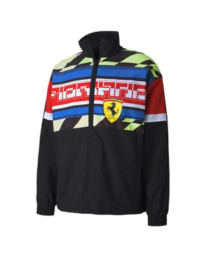 Puma Scuderia Ferrari Woven Heren Motorsport Jacket Track Top 596137 02