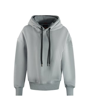 Parajumpers Githa effen haai grijze oversized hoodie
