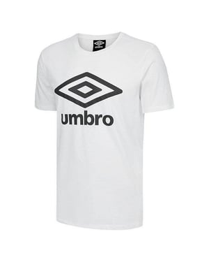 Umbro Groot Logo Heren Wit T-Shirt