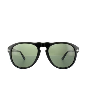 Persol Aviator Mens Black Green Zonnebril