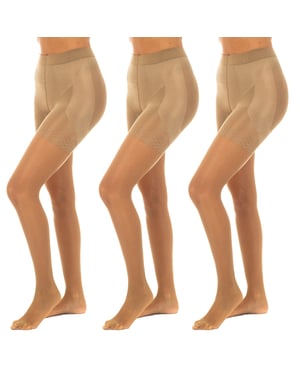 Set-3 Push up Slipjes 20 Den PUSHUP20 vrouw