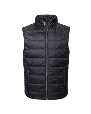 Russell Heren Nano Gewatteerde Bodywarmer (Zwart)