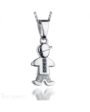 Orphelia Kinder 925 Sterling Zilveren Ketting met Hanger - Zilver ZH-7340