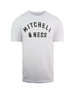 Mitchell & Ness Patriot Tafel Heren Wit T-Shirt