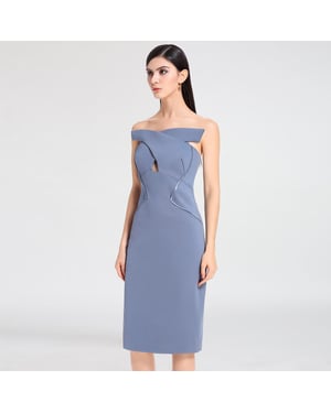 Cross-Heart Bustier Dress