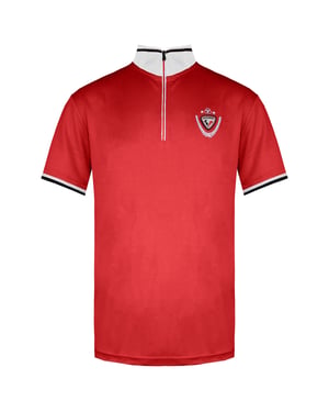 Rossignol Korte Mouw 3/4 Ritssluiting Rood Heren Virage Poloshirt RLEMY04 305