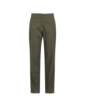 Mountain Warehouse Dames/Dames Coastal Stretch Reguliere Broek (Kaki Groen)