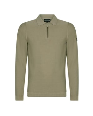 Presly & Sun Trui Harry Half Zip Pullover  Groen