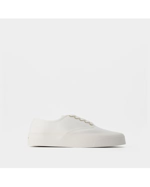 Veterschoenen - Maison Kitsune - Katoen - Wit