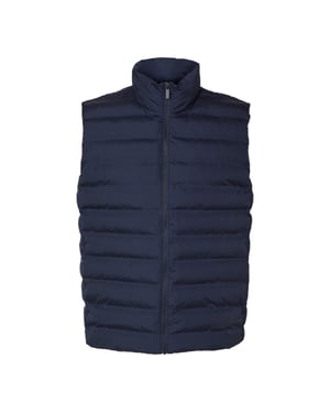 Selected Jas zomer Barry Quilted Gilet Sky Captain Blauw