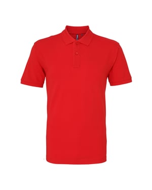 Asquith & Fox Heren Poloshirt met korte mouwen (Rood)