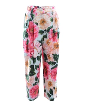 Dolce & Gabbana Women Flowers Trouser