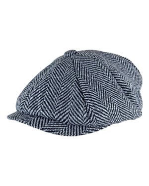 Heren fleece gevoerde wollen Bakerboy Cap - GL606
