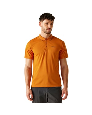 Regatta Heren Maverick V Actief Poloshirt (Vos/Ash)