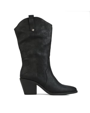Women's Rocket Dog Feria Cowboy Boots in Black