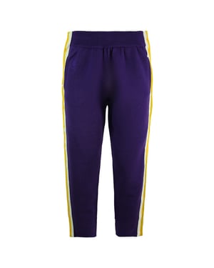 Mitchell & Ness x CLOT LA Lakers Knit Warm Up Heren Track Broek