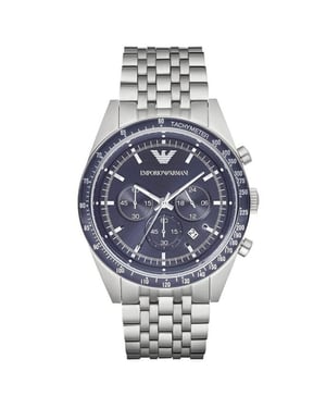 Emporio Armani AR6072 Chronograaf Blauw Wijzerplaat Herenhorloge
