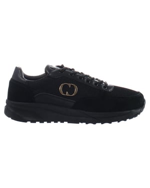 Criminal Damage Chase Heren Zwarte Trainers