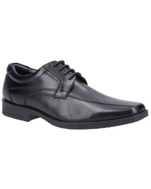 Hush Puppies Leren herenschoenen Brandon (Zwart)