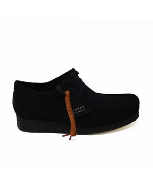 Elegante schoen Clarks Originals Wallabee M zwart