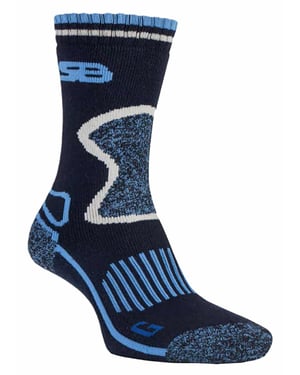 Set van 2 wandelsokken van Blueguard duurzame wol voor dames - SBGLS003NVY