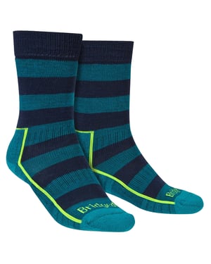 Bridgedale - Heren Wandel Lichtgewicht Merino Sokken - Petrol / Marineblauw