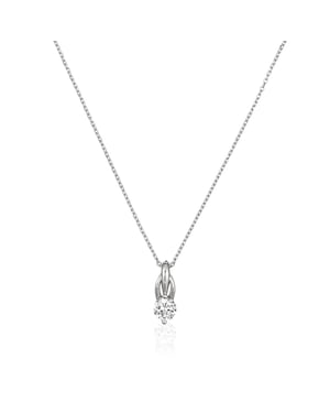 Orphelia Dames 925 Sterling Zilveren Ketting met Hanger - Zilver ZH-4763
