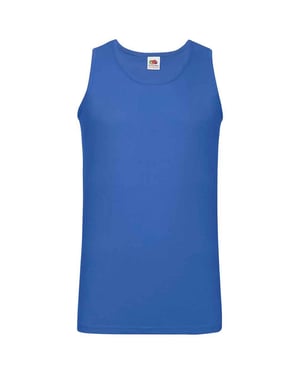 Fruit of the Loom Heren sportvest top (Koningsblauw)
