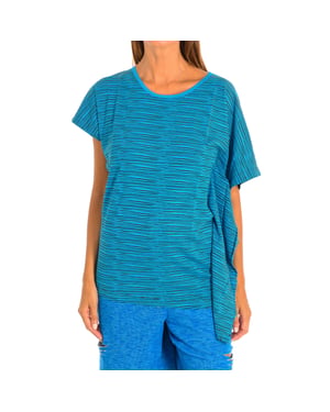 Dames-T-shirt met korte mouwen en ronde hals Z1T00682