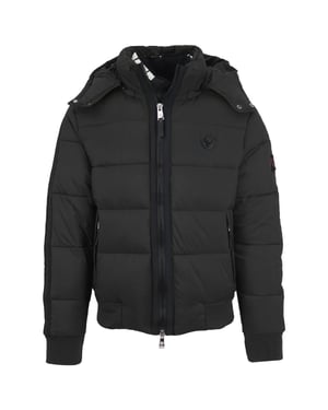 Plein Sport Padded Taped Sleeve Black Jacket