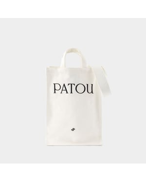 Verticale boodschappentas - PATOU - Katoen - Wit