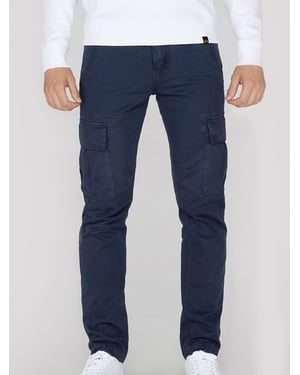 Alpha Industries Heren Agent Slim Cargo Pant in Donkerblauw
