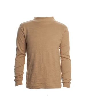 Unisex LPG700 t-shirt met lange mouwen en halve hals voor jongens en meisjes
